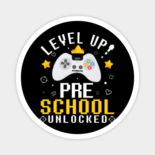 Gamer Fans Students Level Up Preschool Unlocked First Day Of School Magnet